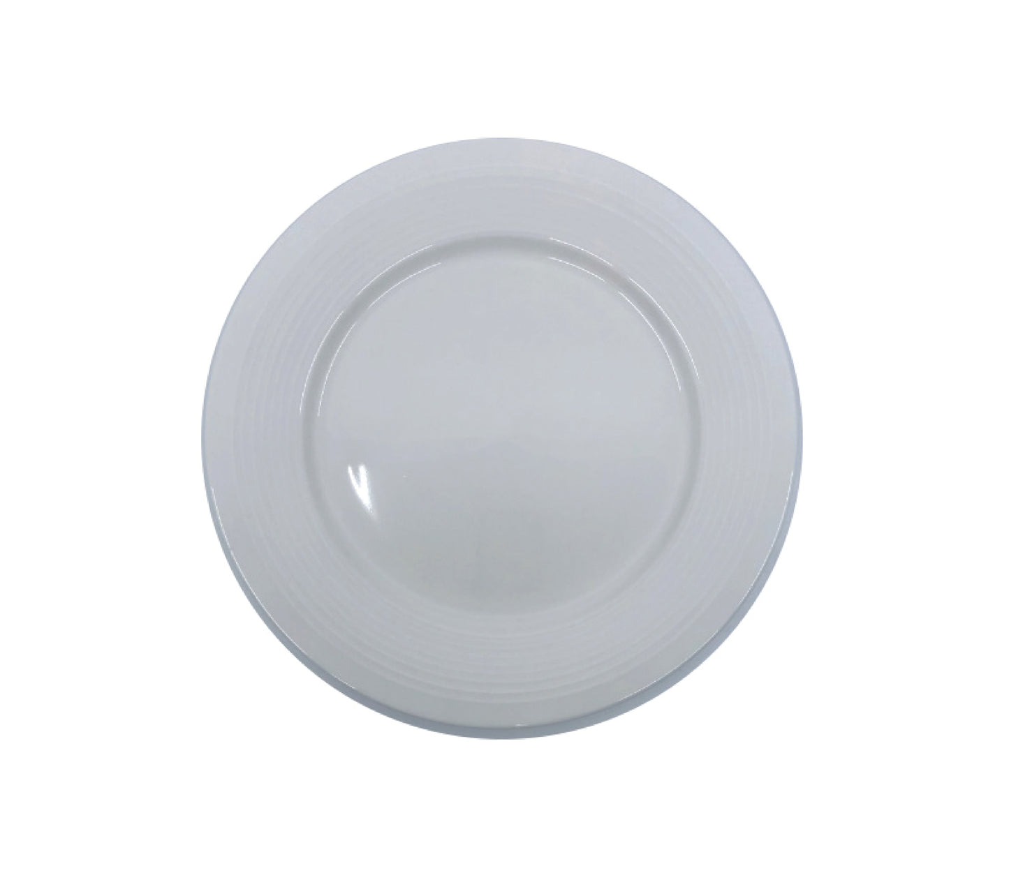 6-Inch White Ceramic Plate – Classic Round Design