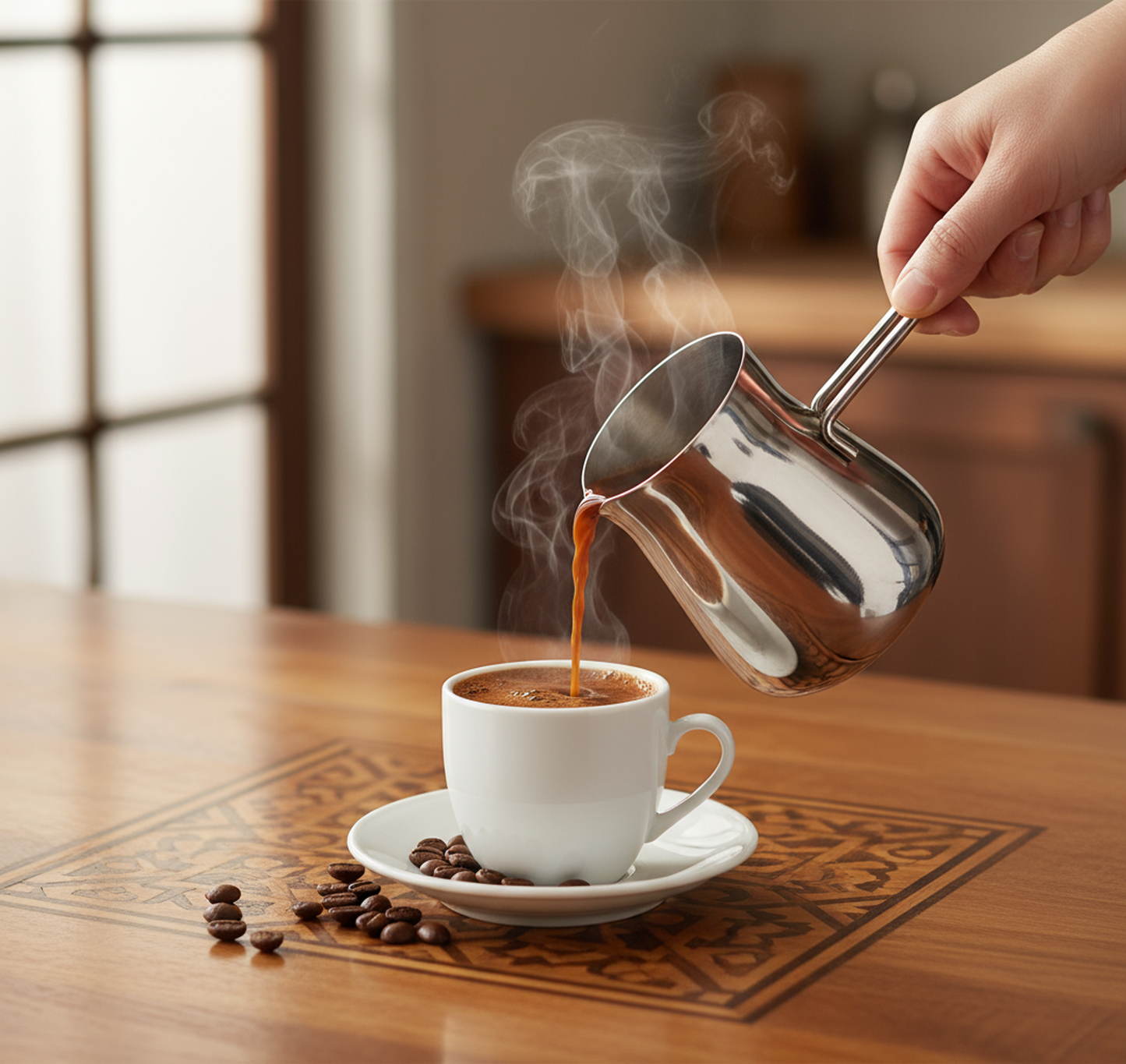 Premium Stainless Steel Turkish Coffee Pot