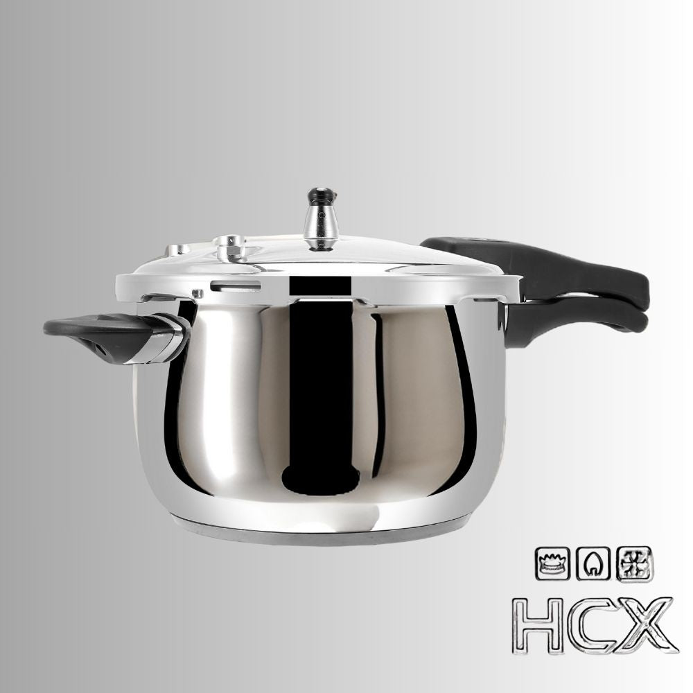 3.2-Quart Stainless Steel Pressure Cooker – Multi-Safety Design