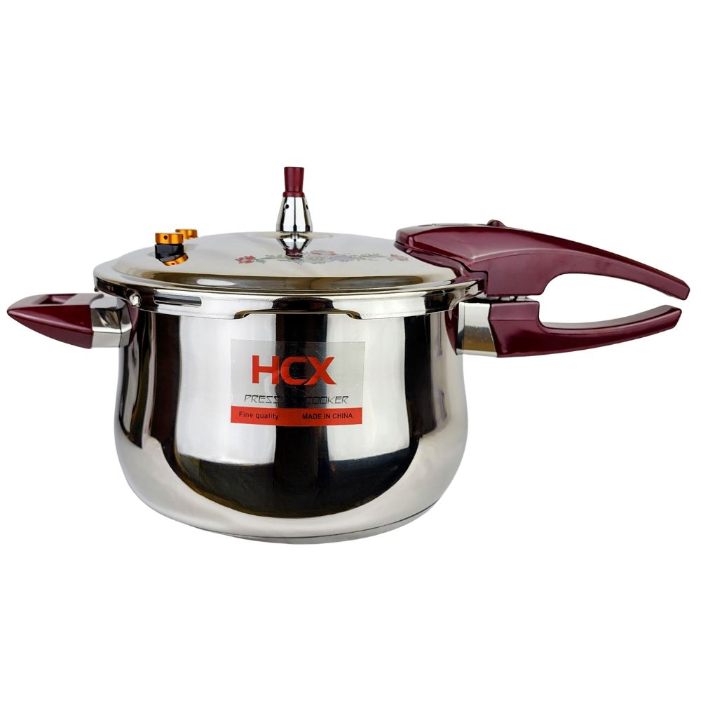 11.6-Quart Stainless Steel Pressure Cooker – Multi-Safety Design