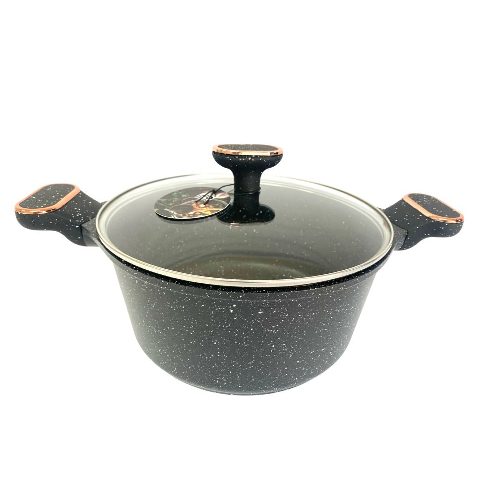 Granite Coated Casserole – PFOA, Lead & Cadmium Free, Induction Compatible, Dishwasher Safe