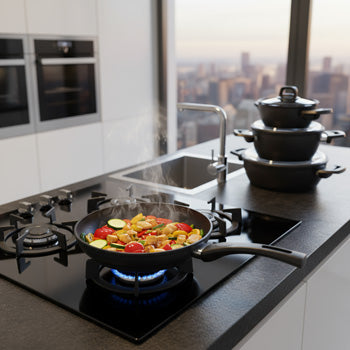 High Quality 7-Piece Cookware Set with Innovative Diamond Coating