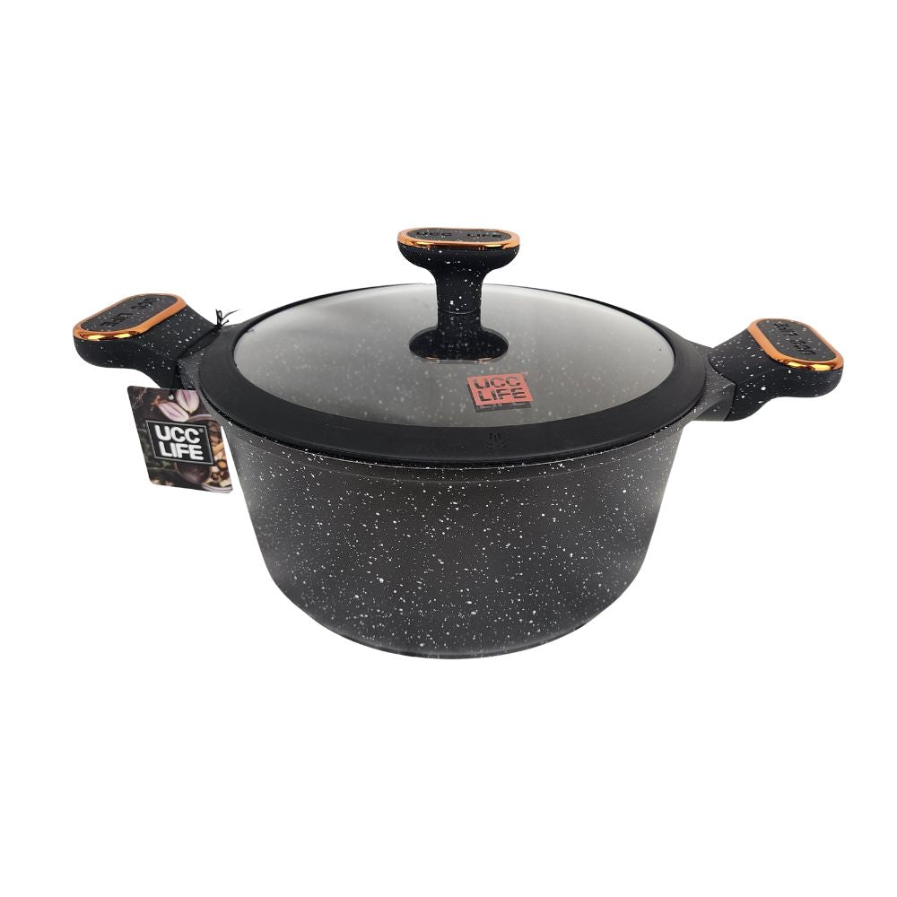 Granite Coated Casserole – PFOA, Lead & Cadmium Free, Induction Compatible, Dishwasher Safe