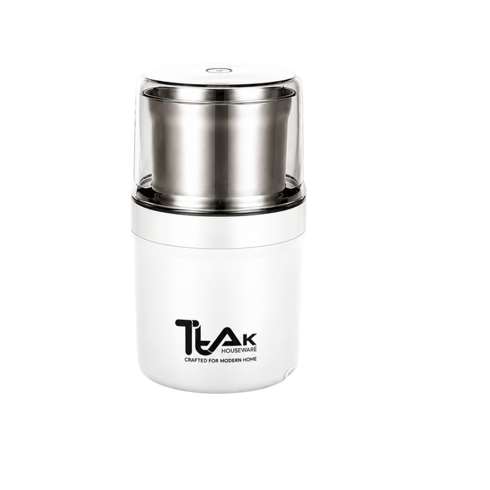 Electric Coffee & Spice Grinder – 200W Motor, Removable Stainless Steel Bowl & Blade